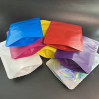 Emballage personnalisé avec logo, sachets en mylar de 1 oz (28 g) / 7 grammes / 4x5 pouces, sachets en mylar refermables anti-odeur pour bonbons comestibles de 3,5 g