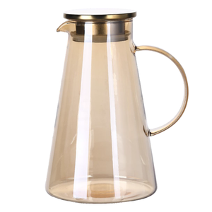 Jarra <span class=keywords><strong>de</strong></span> Vidrio Borosilicato Personalizada al por Mayor <span class=keywords><strong>de</strong></span> Fábrica con Tapa Infusora y Asa, Hervidor <span class=keywords><strong>de</strong></span> Alta Calidad para Uso Doméstico y en Restaurantes - Product Image 5