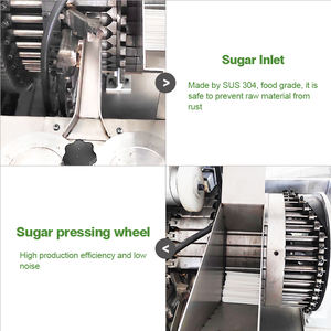 Nouvelle ligne de production industrielle électrique à haute productivité en acier inoxydable SUS304 pour la fabrication de sucettes et de bonbons pour le commerce - Product Image 3