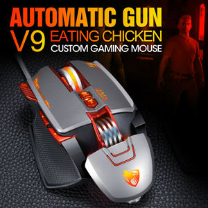 Mouse da Gaming Personalizzabile T-WOLF V9 con Retroilluminazione RGB, Luce Respirante e Macro Programmabili per <span class=keywords><strong>Giochi</strong></span> Competitivi - Product Image 2