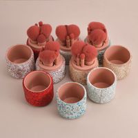 Meilleure vente en gros 5 pinceaux de maquillage incrustés de strass Ensemble complet d'outils de maquillage portable et convivial pour les voyages