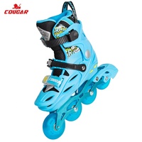 Patins à roulettes ajustables pour enfants avec roues lumineuses, boucle de sécurité, patins à roulettes d'extérieur pour garçons, filles et débutants