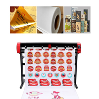 VA60 Grote Formaat Snijplotter Vinyl Cutter 1650mm, Camera Automatische Contour Snijder voor Reflecterende Folie Sticker en Reclamebordproductie