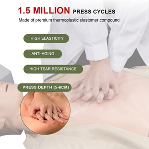 หุ่นจำลองฝึกปฐมพยาบาลมืออาชีพ รุ่น BIX/CPR230 แบบอิเล็กทรอนิกส์ครึ่งตัว พร้อมระบบตอบสนองแบบเรียลไทม์ สำหรับนักศึกษาพยาบาล - Product Image 1