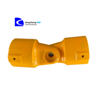 Connecteur de tube rond FRP moulé en plastique renforcé de fibre de verre Raccord coudé réglable