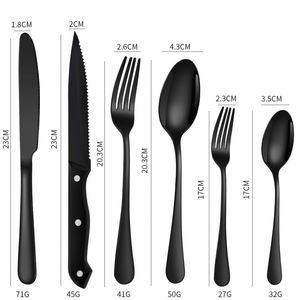 Lot de couverts plaqués or mat en gros : cuillères, fourchettes et couteaux en acier inoxydable, ensemble de couverts dorés pour mariage - Product Image 3