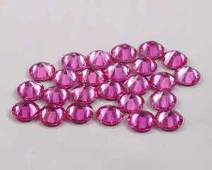 พลอยแซฟไฟร์สีชมพูสำหรับผู้หญิงขนาด5มม. ถึง25มม. เหมาะสำหรับใส่ไปสอบเทียบขนาด - Product Image 2