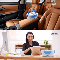 Boîte à lunch électrique chauffante USB en acier inoxydable, 2 compartiments, sans BPA, pour bureau, école, prix d'usine