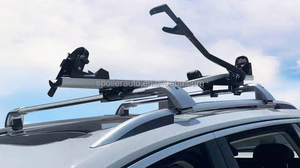 Portabicicletas <span class=keywords><strong>Universal</strong></span> Sibor para Techo de Auto, Barra Transversal de Aleación de Aluminio, Capacidad de Carga de 30 kg, <span class=keywords><strong>Portaequipajes</strong></span> Reforzado y Engrosado - Product Image 5