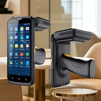 جهاز PDA متين يعمل بنظام أندرويد مع ماسح ضوئي للباركود وقارئ RFID UHF لإدارة المستودعات مع تقنية التعرف على الوجه وبصمة الإصبع