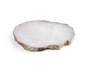 New Handmade High Quality White <b>Agate</b> <b>Coaster</b> for Tea Cup Serving and Home Dinning Table Decoration <b>Coaster</b> Pads - Product Image 1