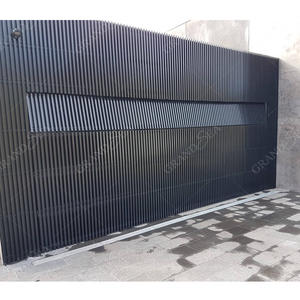 Villa Luxe Noir Électrique Auto Smart Aluminium Grille Automatique Moderne Isolé <span class=keywords><strong>Porte</strong></span> <span class=keywords><strong>de</strong></span> <span class=keywords><strong>Garage</strong></span> pour Maison - Product Image 5