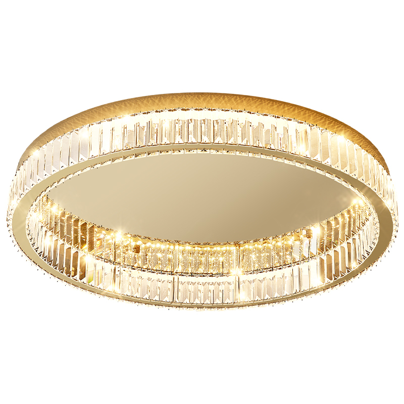Nordic Round Luxury K9 Crystal Multi-sized High Quality Modern Ceiling Lamps Led Lights for Home Ceiling