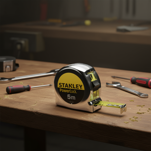 ตลับเมตร Stanley PowerLock 5 เมตร ตัวเรือนโลหะ พร้อมระบบล็อคใบมีดเพื่อการวัดที่แม่นยำ - Product Image 3