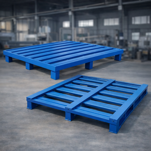 พาเลทเหล็กแบบกำหนดเองสำหรับงานหนัก สำหรับจัดเก็บในคลังสินค้าและใช้กับรถยก - Product Image 1