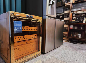 Raching-Oferta de fábrica Tamaño pequeño MON800A Humidor eléctrico para cigarros Hold 500ct Cigars con/sin función de eliminación de amoníaco - Product Image 5