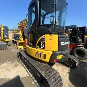 Miniexcavadora Japonesa Usada PC55/PC56 de 5.5 Toneladas, Motor Original, Caja de Cambios, Bomba de Engranajes, Rodamiento, PLC-Core, Cilindro Hidráulico HAWE - Product Image 5