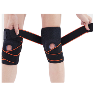 Soporte <span class=keywords><strong>de</strong></span> <span class=keywords><strong>Rodilla</strong></span> Transpirable y Ajustable con Estabilizadores Laterales y Almohadillas <span class=keywords><strong>de</strong></span> Gel para la Rótula, Ideal para Baloncesto, Running, Tenis y Fitness - Product Image 3