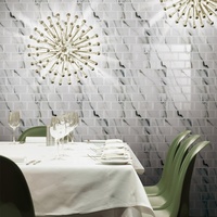 Autocollant mural amovible et étanche à peler et coller pour dosseret de cuisine 3d personnalisé OEM 3d papier peint maison moderne 1mm
