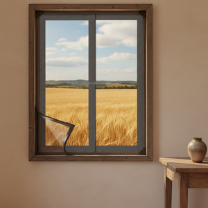 Malla <span class=keywords><strong>Mosquitera</strong></span> Magnética de Calidad para Ventanas, Diseño de Tira Magnética Enrollable para Dormitorio - Product Image 1