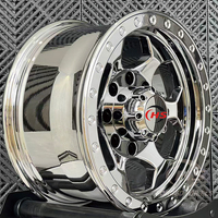 Jantes forgées chromées personnalisées 8x6.5 8*170 8*180 8*165.1 pour SUV tout-terrain Ford F-250/F-350 RAM 2500/3500 Silverado 2500/3500