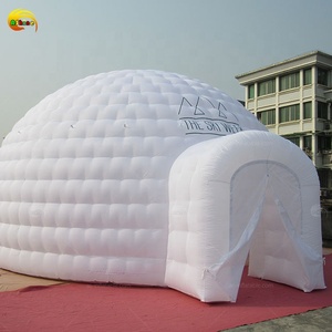 Fiesta Evento Modelo Igloo Carpa Publicidad Cúpula inflable Iluminación Carpa Burbuja Club nocturno <span class=keywords><strong>de</strong></span> alto nivel - Product Image 4