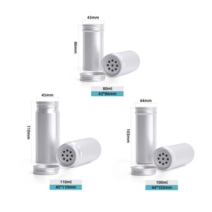 Envase de Metal Personalizado en Forma de Cilindro, Botella de Aluminio para Condimentos, Envase de Grado Alimenticio, Tarro de Metal - Product Image 3