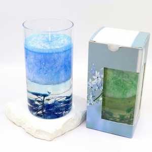 Velas Aromáticas Artísticas Coloridas en Frascos de Vidrio con Cera de Gel, Aroma de Aromaterapia, Forma de Flor, Sin Humo, Estilo Moderno, Decoración Navideña para el Hogar - Product Image 2