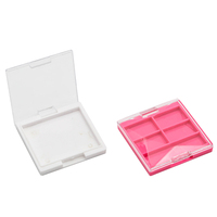 Palette d'ombres à paupières 4 couleurs multicolore vide Containers Cosmetics Blush Powder Compact Private Label Magnetic Eyeshadow Palette