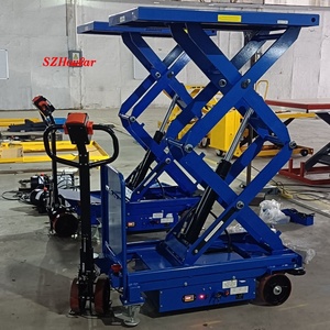 Haola-<span class=keywords><strong>Table</strong></span> élévatrice à ciseaux mobile tout électrique, petit élévateur hydraulique - Product Image 4