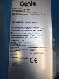 เก่า & มือสอง <span class=keywords><strong>2017</strong></span> ปี Genie S-125 บูมยืดไสลด์ยกความสูงในการทํางาน 40.1 ม - Product Image 6