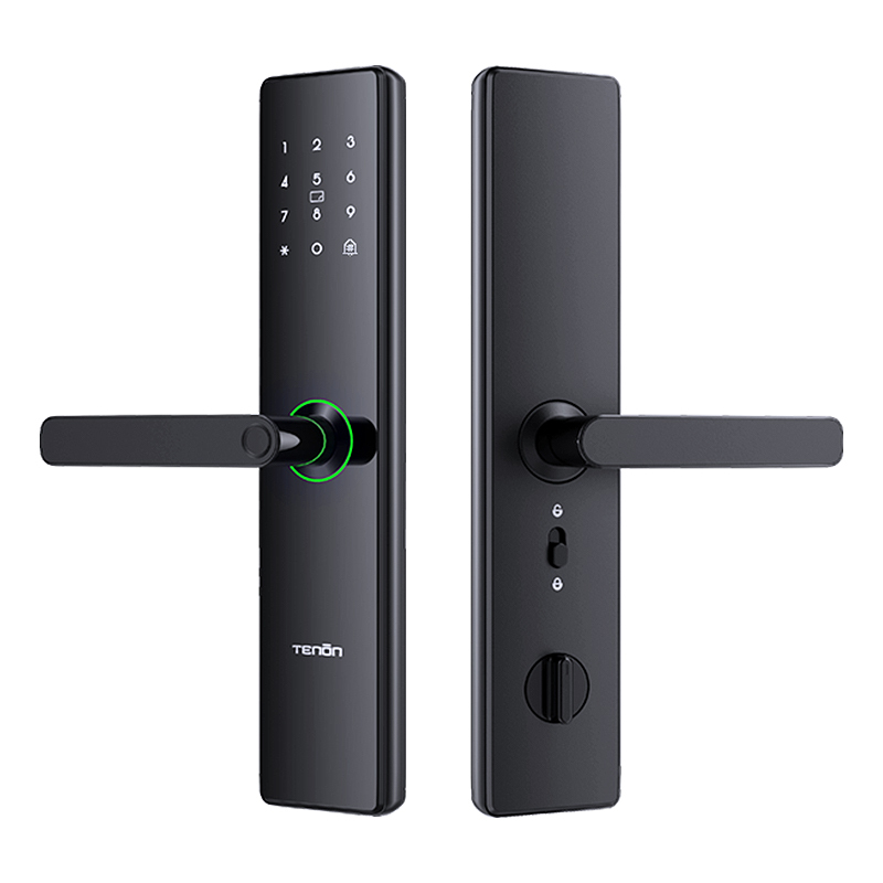 Tenon E15 Smart Electronic Door Lock Keyless Card Access Digital Fingerprint Interior Fireproof Security Rim Door Lock Password · image 6