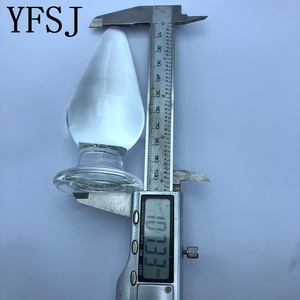 <span class=keywords><strong>Plug</strong></span> Anale e Dildo in <span class=keywords><strong>Vetro</strong></span> Borosilicato per Donne, Massaggiatore Impermeabile per Sesso Anale - Product Image 4