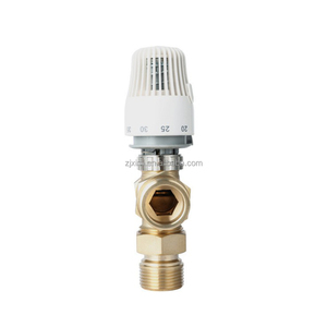 X13860 Brass Material External <strong>Temperature</strong> Sensing Three Way <strong>Temperature</strong> <strong>Control</strong> Thermostatic Radiator <strong>Valve</strong> - Product Image 2