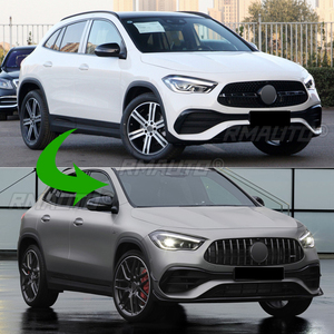 Front Bumper Lip Spoiler Diffuser Splitters Body Kit Aprons Cover Guard for Mercedes-Benz GLA-Class H247 GLA200 GLA35 GLA45 AMG - Product Image 6