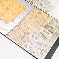 Bolsas para carpetas A5 A6 A8, fundas transparentes para tarjetas de Comercio de PP, páginas impermeables para álbumes de fotos, carpeta transparente, bolsa para archivar documentos