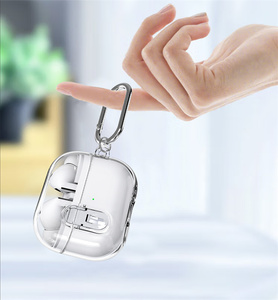 Cubierta protectora de auriculares dura de PC transparente para Samsung Galaxy <span class=keywords><strong>Buds</strong></span> <span class=keywords><strong>3</strong></span> Pro / <span class=keywords><strong>Buds</strong></span> <span class=keywords><strong>3</strong></span> Anti-Drop Anti-Yellowing Headphone Cover - Product Image 3