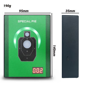 Cible d'entraînement à la tir à sec IDPA pour la maison. Cible <span class=keywords><strong>laser</strong></span> rechargeable. Son auto-installé et retour d'information instantané par flash. - Product Image 2