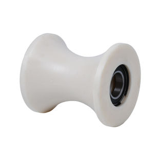 Кабелеукладочный лебедочный ролик с трехколесным угловым алюминиевым колесом и трехсекционным трубным захватом для строительных работ - Product Image 5