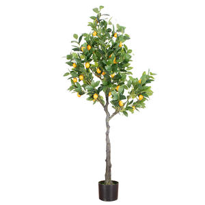 2024 Simulation plante d'intérieur avec des fruits avec Pot <span class=keywords><strong>citronnier</strong></span> décoration de la maison plante verte plateau plante Simulation arbre - Product Image 4