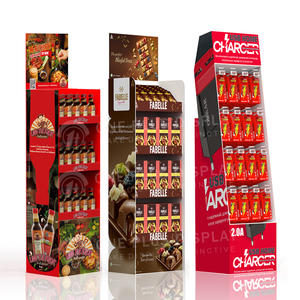 Подгонянная Экологически чистая перерабатываемая картонная полка для бумажной витрины для супермаркетов, стойка для подушек, картонная стойка для рекламы - Product Image 6