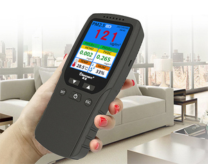 Monitor de calidad del aire portátil, pantalla LCD a Color, analizador de gases de formaldehído, Detector multifuncional Pm2.5/pm10/hcho/tvoc, novedad de 2023 - Product Image 2