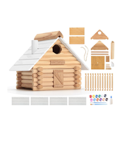 Kit de nichoir en bois à construire soi-même, nichoirs pour adultes à construire, artisanat en bois pour adultes et bricolage, nichoir