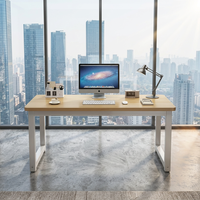 Bureau d'ordinateur ergonomique moderne en bois pour la maison, le bureau, les étudiants et les salles informatiques