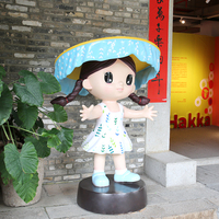 K556 Statue d'animal de dessin animé, figurine de personnage IP d'anime, mascotte personnalisée, poupée, sculpture d'art en résine musicale pour la décoration de centres commerciaux et l'accueil des invités
