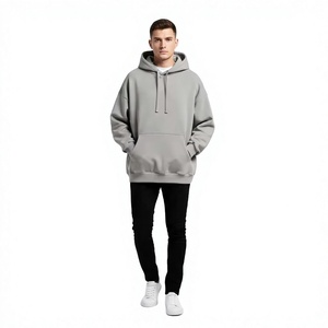 Sudadera con Capucha Unisex de Corte Holgado, Tejida, 100% Algodón Ecológico, Forro Polar de 410g, Estampado Frontal con Logotipo Personalizado, para Invierno - Product Image 4