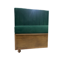Mobilier moderne pour restaurant commercial avec banc à coussin en tissu pour hôtels et restaurants Marché de la restauration
