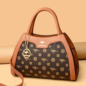 Bolsos de Hombro de Cuero PU de Gran Capacidad al por Mayor, Bolsos de Mano de Moda para <span class=keywords><strong>Mujer</strong></span>, Bolsos de Cuero Tipo Satchel - Product Image 2