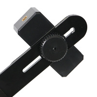Support pour accessoires de diffusion en direct barre transversale en métal avec trois supports de téléphone support de téléphone support de téléphone multi-positions