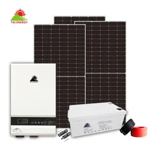 Off grid solar power system with gel battery 1kw 2kw 3kw 4kw 5kw 6kw 8kw 10kw 12kw solar systems complete kit